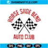 Horse Shoe Bend Auto Club Svg Png Digital Download | Retro Hot Rod Cut File 2 Horse Shoe Bend Auto Club Svg Png