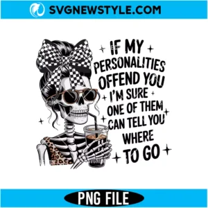 Cute Skeleton Iced Coffee PNG Digital Download | Retro Spooky Caffeine Graphic