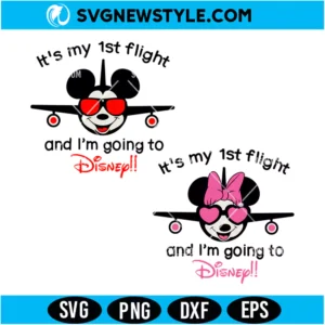 It's My 1st Flight Svg Png