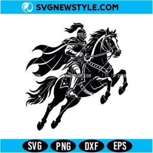 Knight on Horse SVG