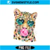 Leopard Bubblegum PNG Digital Download | Animal Print Clipart 3 Leopard Bubblegum PNG