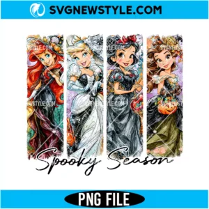 Magical Halloween Princess PNG