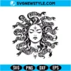 Medusa Mythical Svg Digital Download | Greek Legend Cricut Design 2 Medusa Mythical Svg