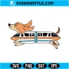 Monorail Dachshund SVG