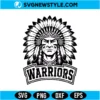 Native American Warrior SVG