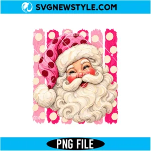 Pink Santa PNG