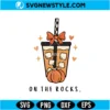 Pumpkin Spice Iced Coffee On The Rocks SVG Digital Download | Fall Cut File 2 Pumpkin Spice Iced Coffee On The Rocks SVG