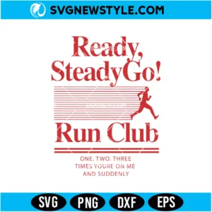 Ready Steady Go Run Club Harry Styles SVG