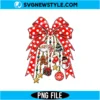 Christmas Charms Bow Polka Dots Png