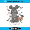 Mickey Star Wars Halloween PNG Digital Download | Galactic Halloween Graphic 2 Mickey Star Wars Halloween PNG