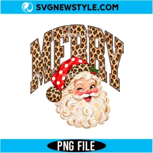 Retro Merry Christmas Polka Dots Png
