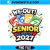 Senior Class of 2027 Graduation PNG Digital Download | Vintage Grad Graphic 3 Senior Class of 2027 Graduation PNG