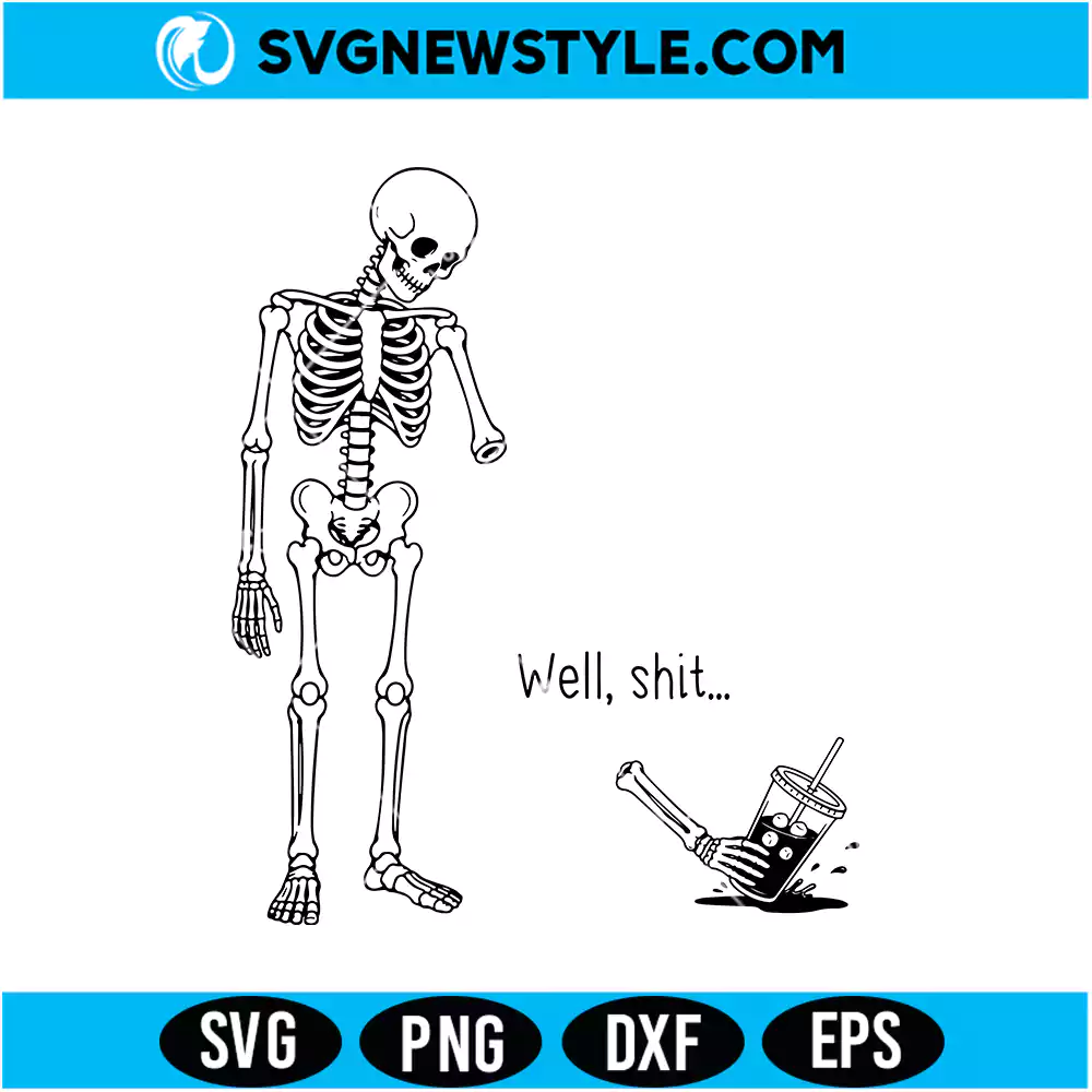 Skeleton Lost Coffee Svg Digital Download | Sarcastic Coffee Lover Cut File 1 Skeleton Lost Coffee Svg