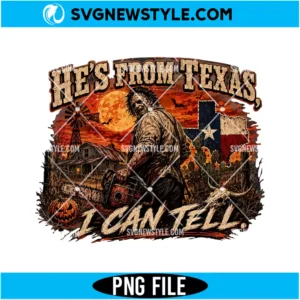 Texas Chainsaw Massacre Halloween PNG Digital Download | Horror Movie Clipart