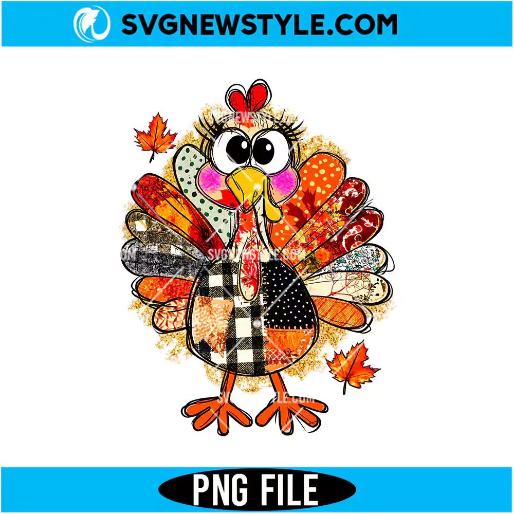 Gobble Coquette PNG | Thanksgiving Turkey Clipart, Digital Download 1 Gobble Coquette PNG