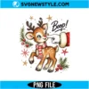 Reindeer Santa Boop Png Digital Download | Cute Holiday Clipart 2 Reindeer Santa Boop Png