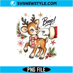 Reindeer Santa Boop Png
