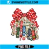 Vintage Christmas VHS Movies Bow PNG Digital Download | Retro Christmas Bow Clipart 3 Vintage Christmas VHS Movies Bow PNG