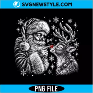 Vintage Santa Claus Boop PNG