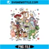 Vintage Toy Story Signatures Png Digital Download | Retro Animation Graphic 2 Vintage Toy Story Signatures Png