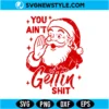 Funny Naughty Santa SVG