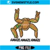 Amaze Rocky Alien PNG Digital Download | Quirky Space Cartoon Graphic 2 Amaze Rocky Alien PNG