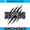 Bears Mascot Logo Svg