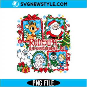 Rudolph And Friends Christmas PNG