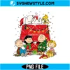 Christmas Cartoon Dog and Friend Png