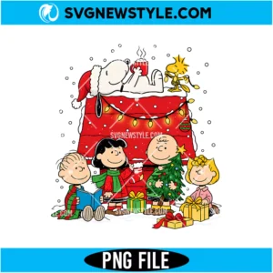Christmas Cartoon Dog and Friend Png