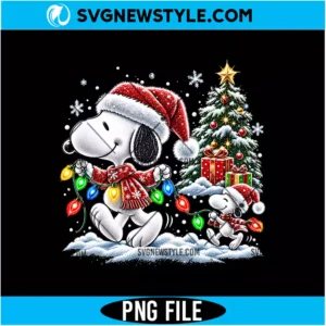 Cute Puppy Christmas PNG