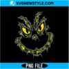 Grinch Face Outline PNG
