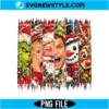 Vertical Stripes Christmas Movie Characters PNG