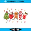 Doodle Christmas Characters PNG