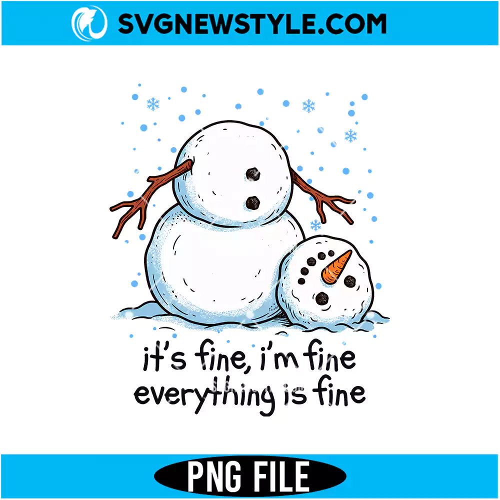 Meltdown Snowman Christmas PNG | Melting Snowman Clipart 1 Meltdown Snowman Christmas PNG
