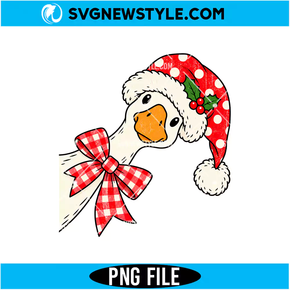 Preppy Christmas Jolly Goose Png | Christmas Goose Clipart, Digital Download 1 Preppy Christmas Jolly Goose Png