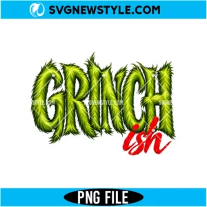 Grinch Ish Christmas PNG