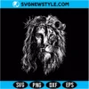 Halftone Jesus Lion of Judah SVG Digital Download for Cricut and Crafting 2 Halftone Jesus Lion of Judah Svg