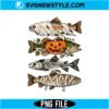Halloween Fish PNG Digital Download | Spooky Season Fishing Graphic 3 Halloween Fish PNG