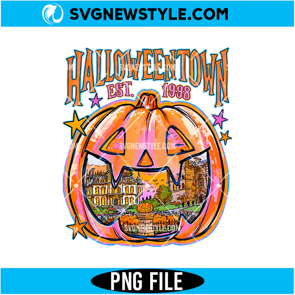 Preppy Jack O Lantern PNG Digital Download | Spooky Trendy Halloween Graphic 1 Preppy Jack O Lantern PNG