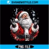 Happy Santa Claus PNG | Cute Retro Vintage Santa Holiday Sublimation Design for Shirts 3 Happy Santa Claus PNG