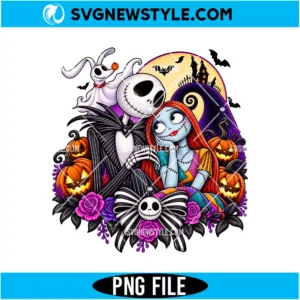 Jack Skellington Sally PNG