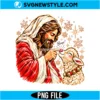 Jesus Boop PNG | Cute Retro Jesus Boop Lamb Sublimation Design for Shirts 2 Jesus Boop PNG