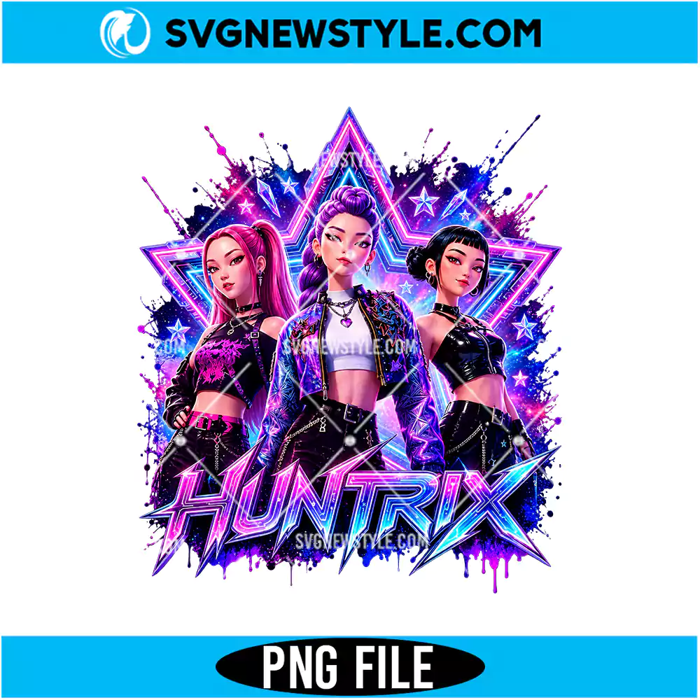 Kpop Demon Hunters PNG Clipart Digital Download | Edgy Idol Fantasy Graphic 1 Kpop Demon Hunters PNG Clipart
