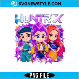 Huntrix Kpop Anime Girls PNG