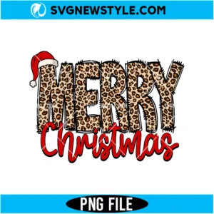 Woman Leopard Christmas PNG