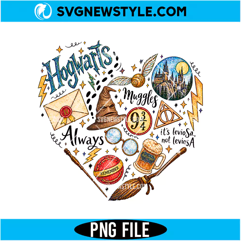Magical Wizard School PNG Sublimation Design Digital Download 1 Magical Wizard School PNG