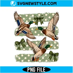 Mallard Duck Pattern PNG