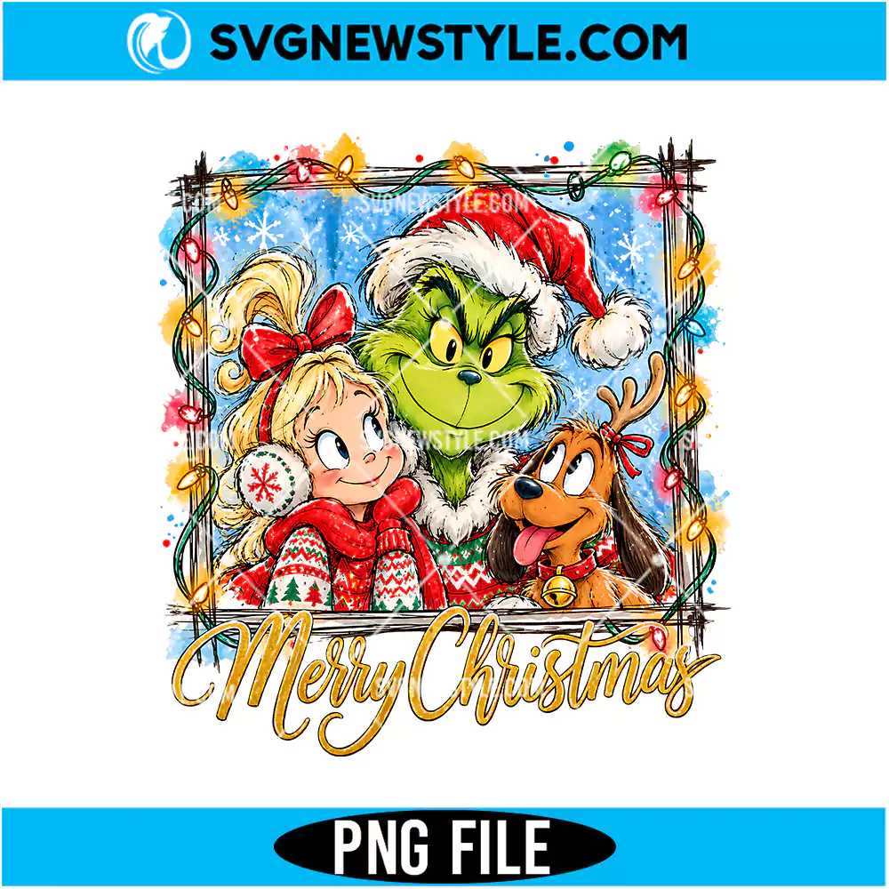 Grinch Merry Christmas PNG File | Grinch Christmas Clipart, Digital Download 1 Grinch Merry Christmas PNG File