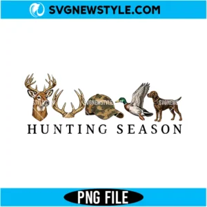 Minimalist Hunting Season PNG